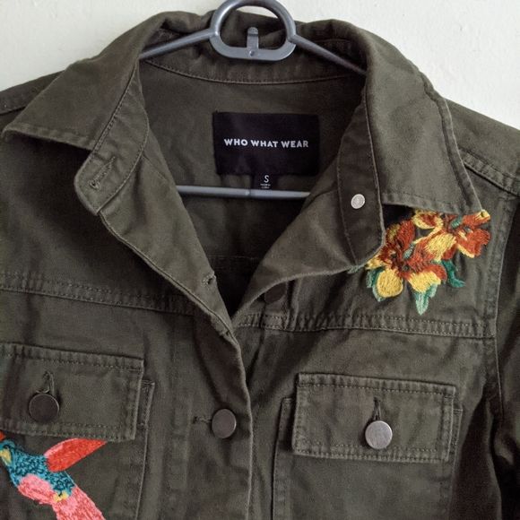 Embroidered Button Up Jacket - Picture 6 of 13